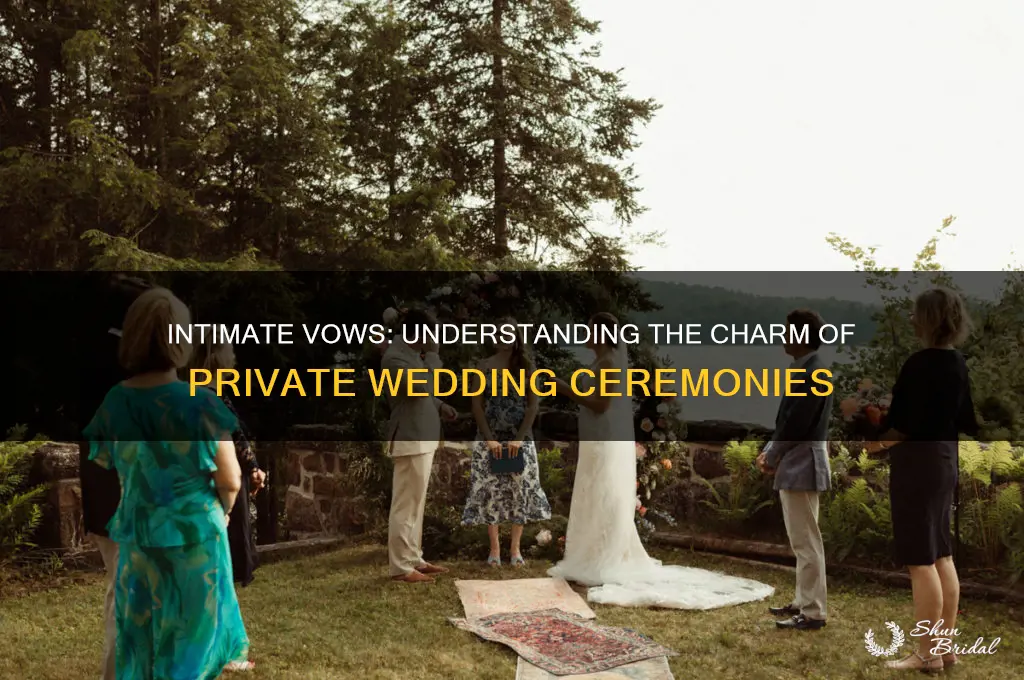 what is a private wedding ceremony