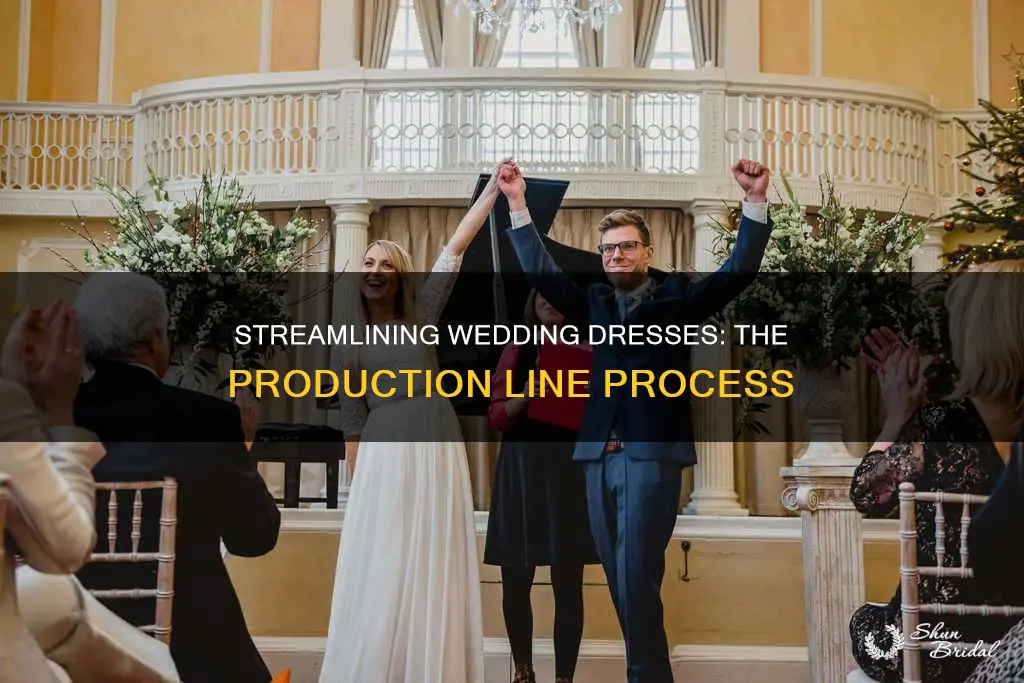 what is a production line wedding dresses