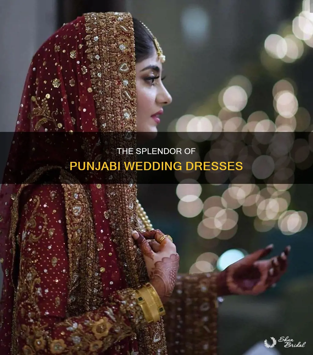 what is a pubjabi wedding dress called