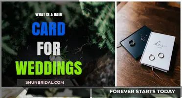 Understanding the Rain Card: A Wedding Day Weather Backup Plan