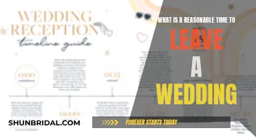 When to Exit: Wedding Guest Departure Etiquette