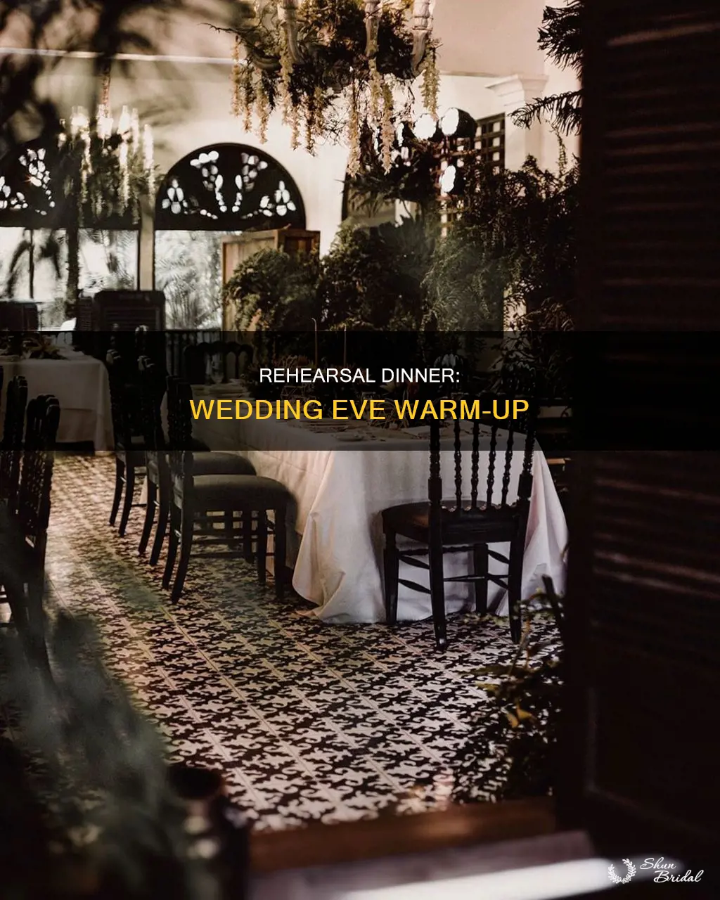 what is a rehearsal dinner for wedding