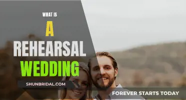 A Wedding Rehearsal: Why and How to Prepare