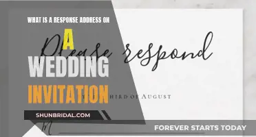 Response Address on Wedding Invitations: What You Need to Know