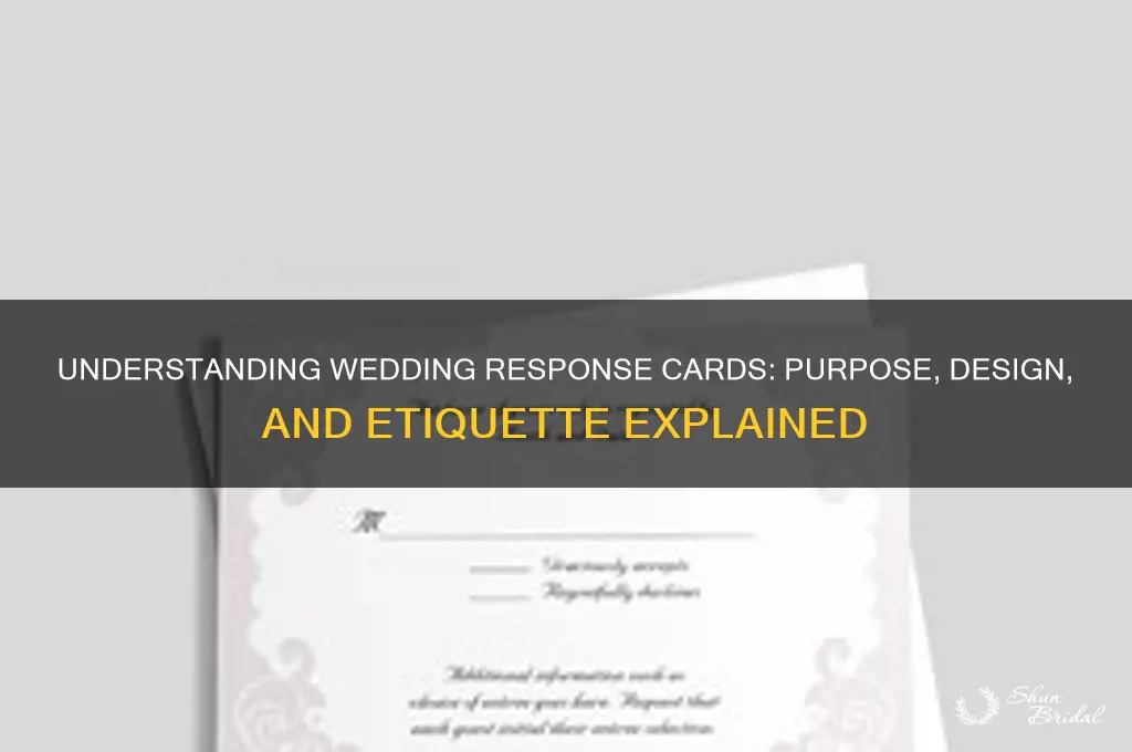 what is a response card for a wedding