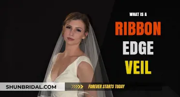 Elegant Ribbon Edge Veil: A Bridal Accessory Guide