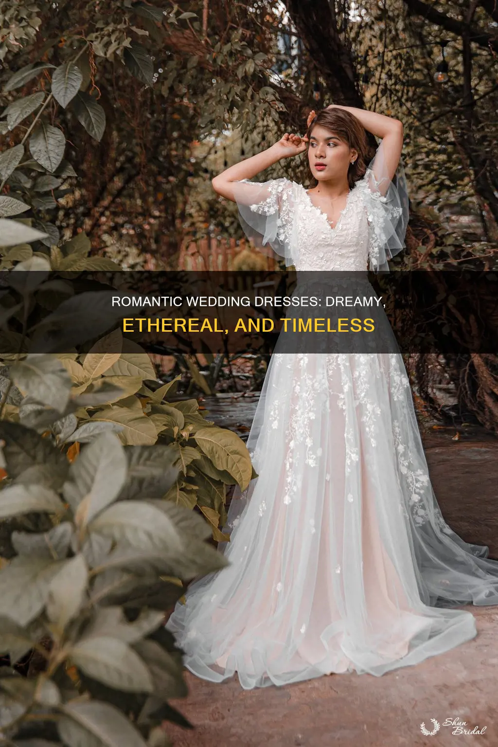 what is a romantic wedding dress