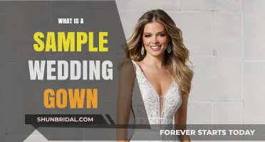 Understanding the Purpose and Beauty of a Sample Wedding Gown