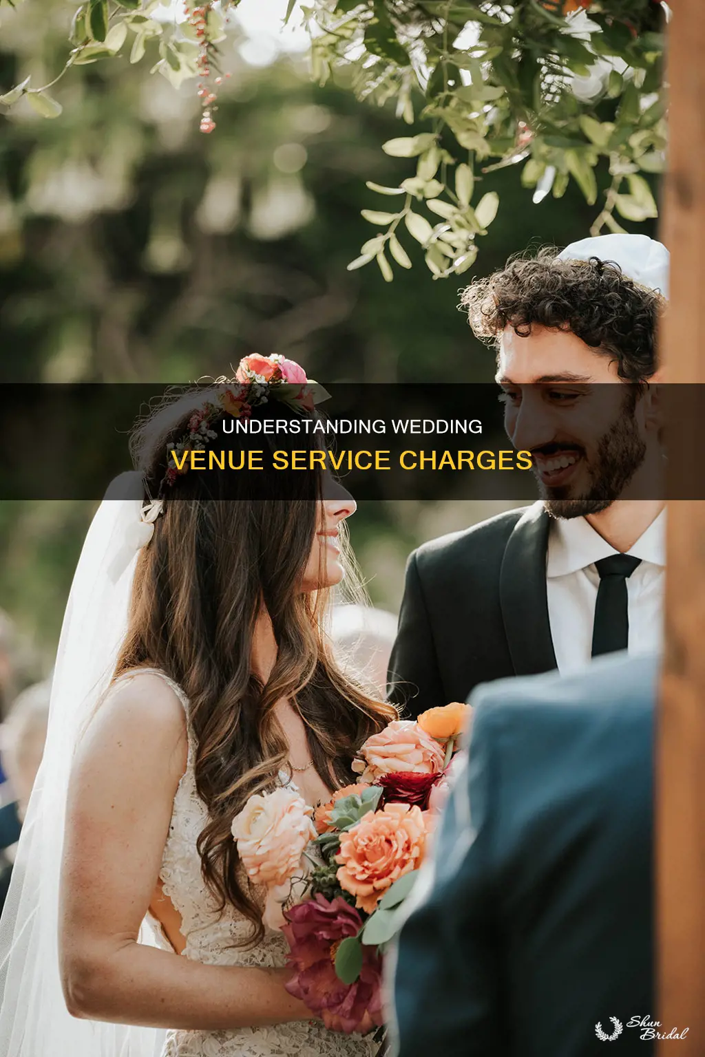 what is a service charge at a wedding venue