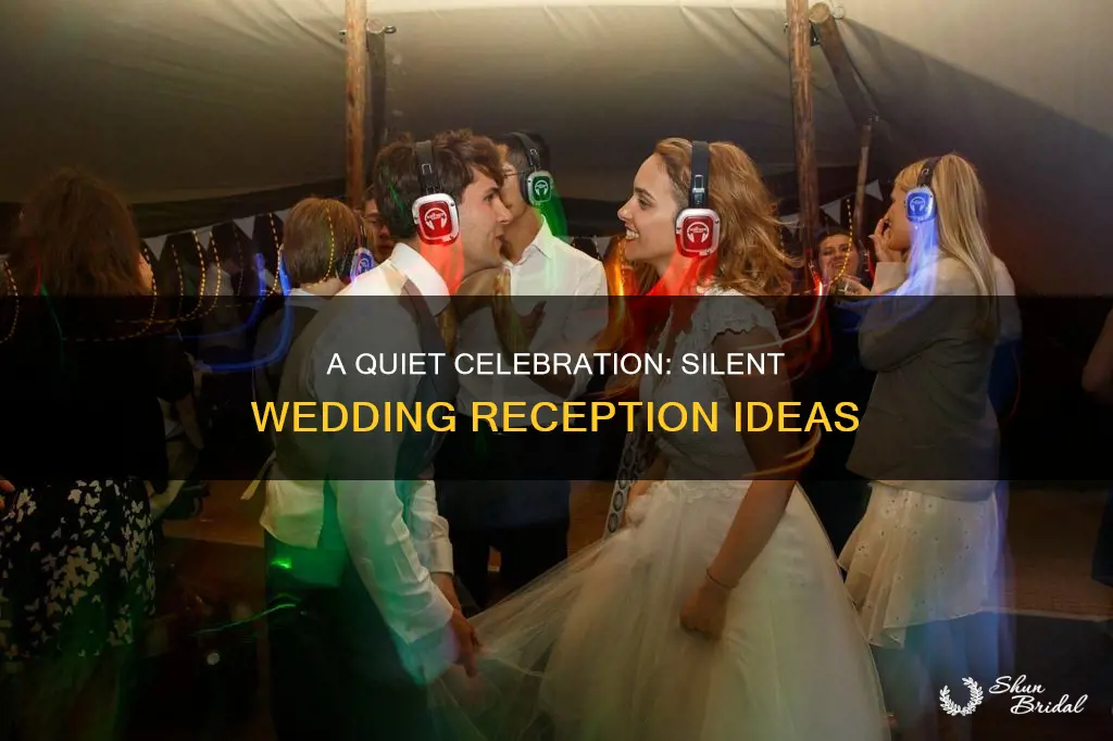 what is a silent wedding reception