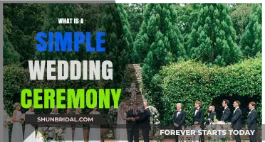 Simple Wedding Ceremony: Intimate, Elegant, and Stress-Free Celebration Ideas