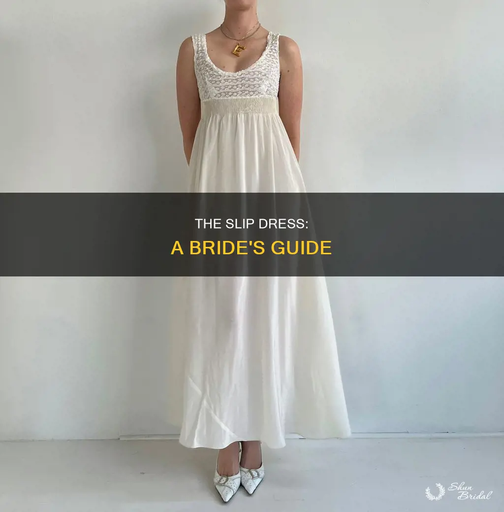 what is a slip dress for wedding