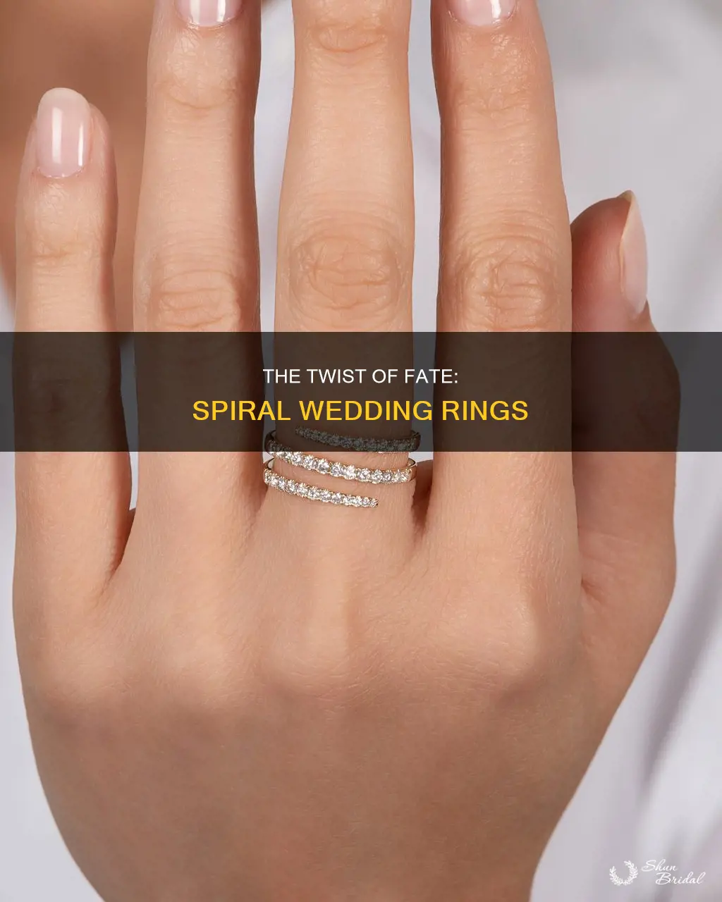 what is a spiral shape wedding ring called