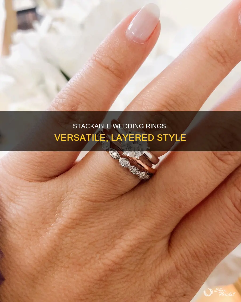 what is a stackable wedding ring