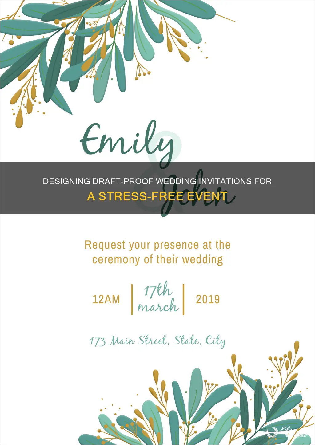 what is a staionary draft proof wedding invitations