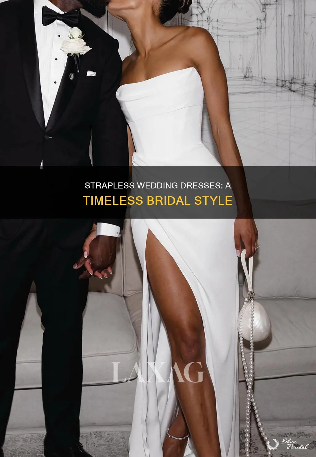 what is a strapless wedding dress