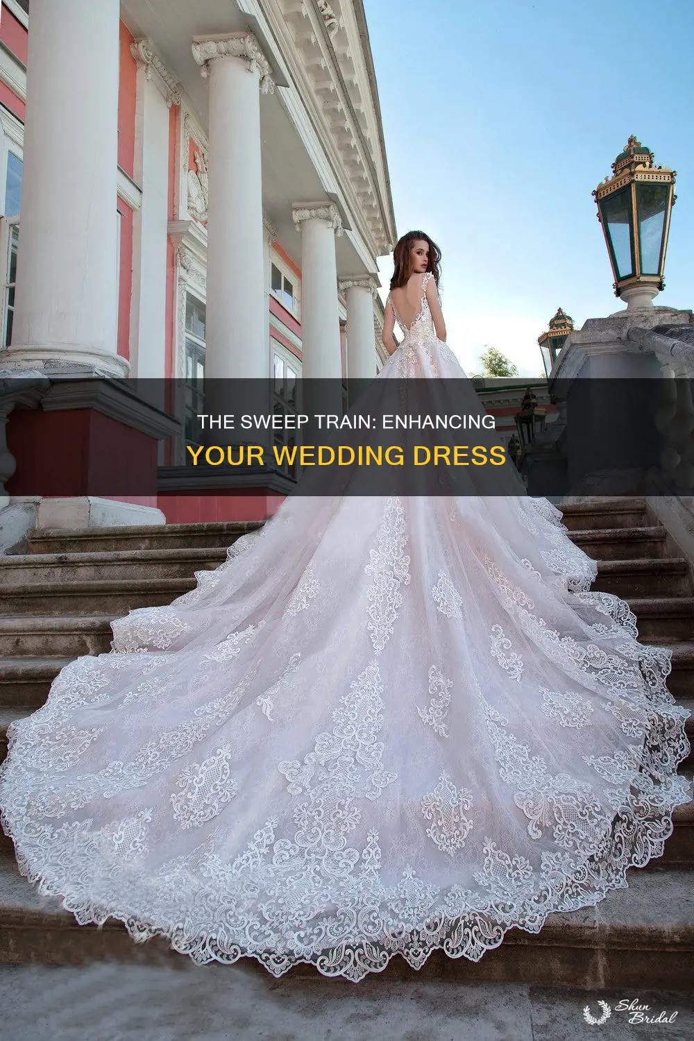 what is a sweep train on a wedding dress