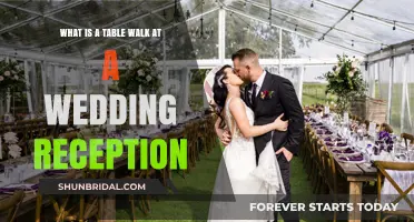 Table Walk: A Wedding Reception's Unique Custom