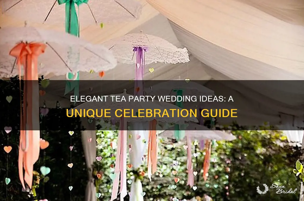 what is a tea party wedding