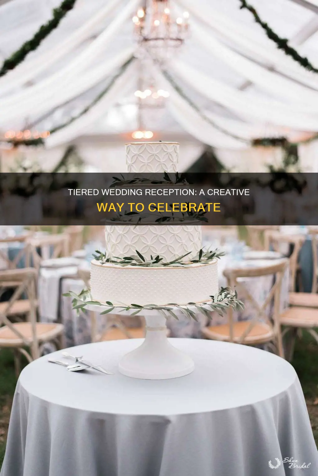 what is a tiered wedding reception