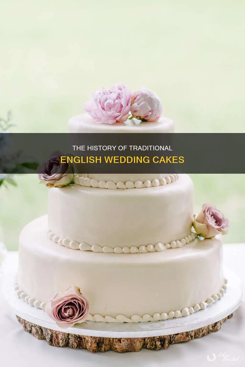 what is a traditional english wedding cake