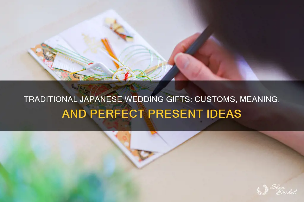what is a traditional japanese wedding gift