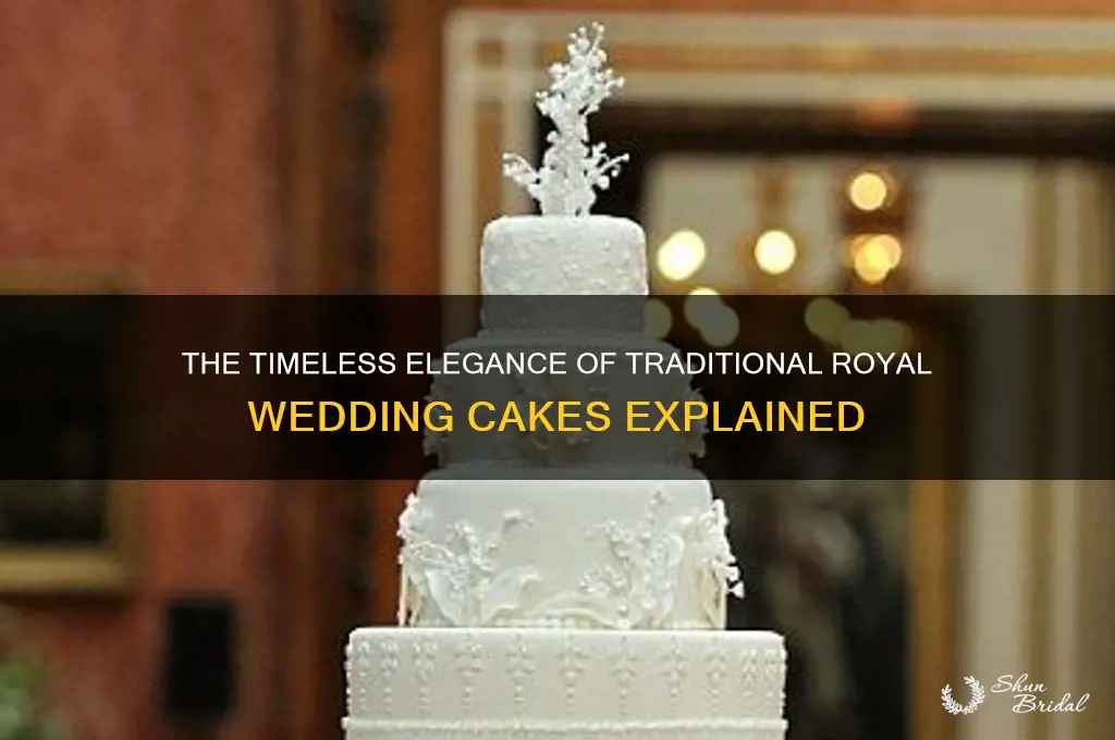 what is a traditional royal wedding cake