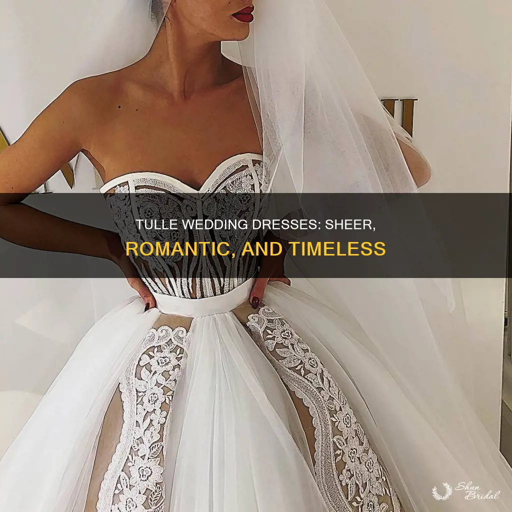 what is a tulle wedding dress