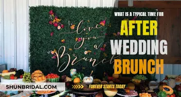 Morning After: Brunch Timing for Newlyweds