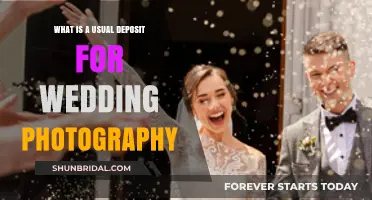 How Much Should You Put Down for Wedding Photography?