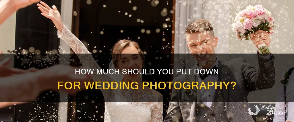 what is a usual deposit for wedding photography