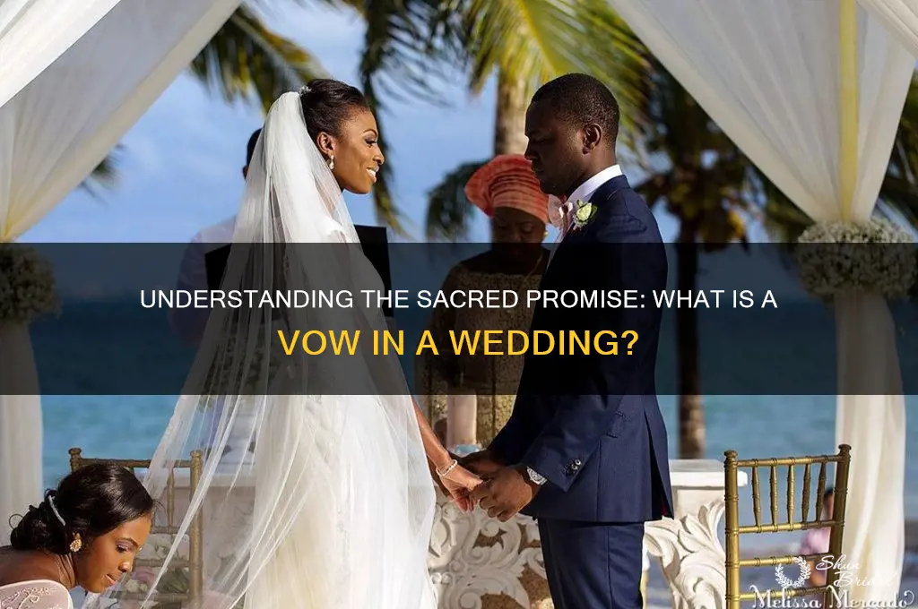 what is a vow in a wedding
