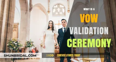 Understanding Vow Validation Ceremonies: Purpose, Process, and Significance Explained