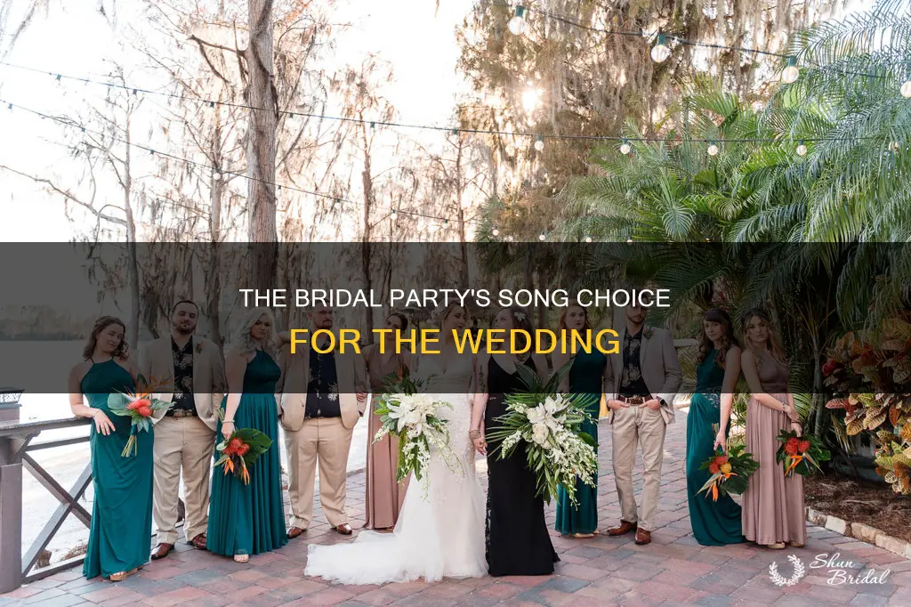 what is a wedding bridal party song