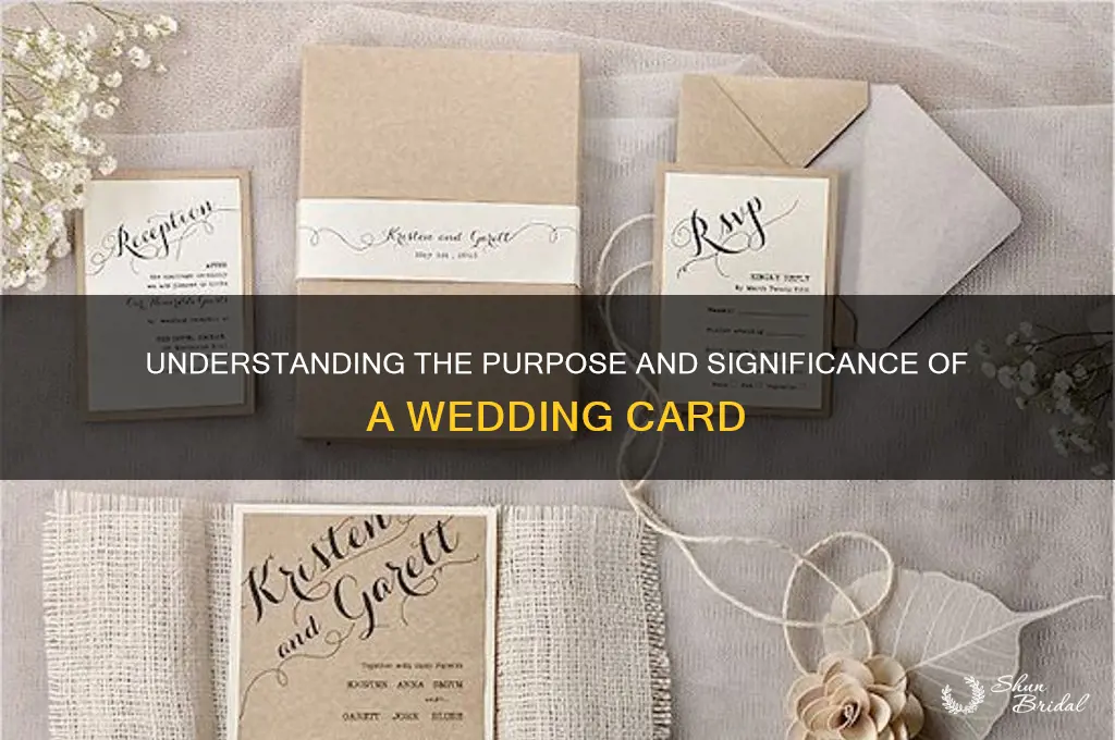 what is a wedding card