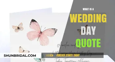 Understanding the Meaning and Purpose of a Wedding Day Quote