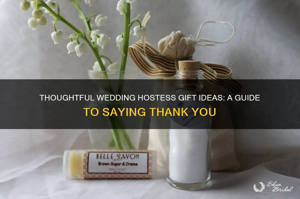 what is a wedding hostess gift