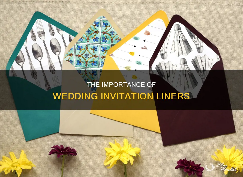 what is a wedding invitation liner