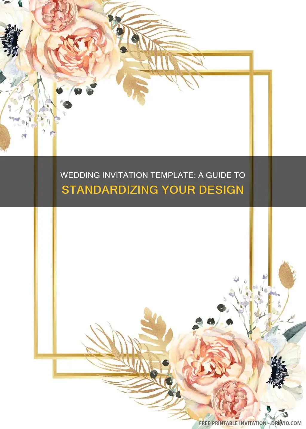 what is a wedding invitation template