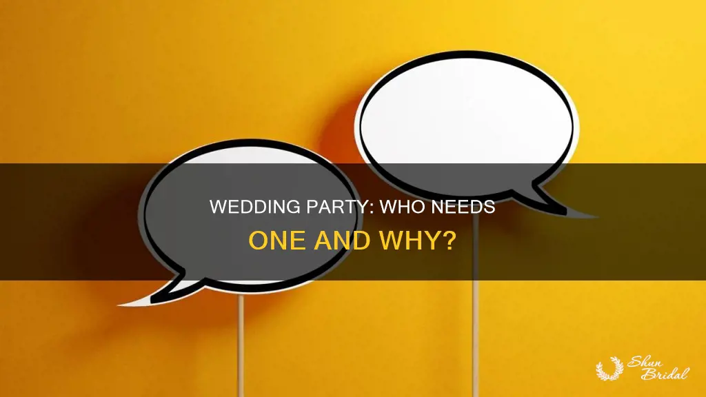 what is a wedding party and do you need one
