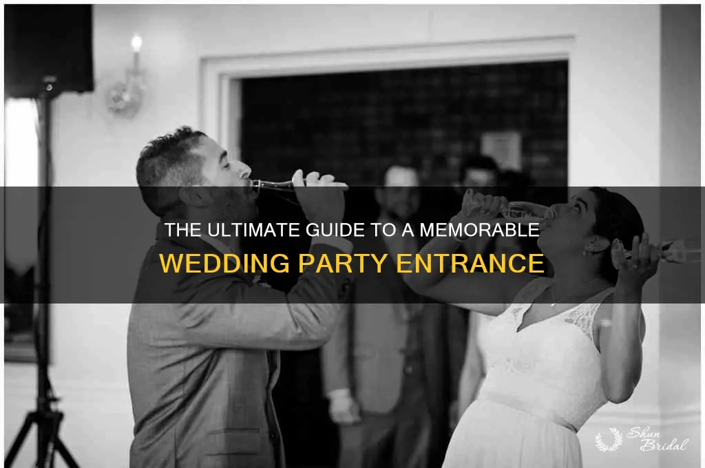 what is a wedding party entrance