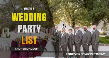 Understanding the Essential Wedding Party List: Roles and Responsibilities