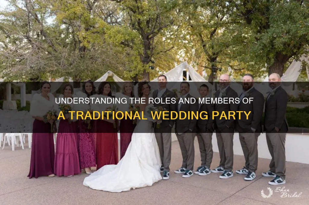 what is a wedding party made up of