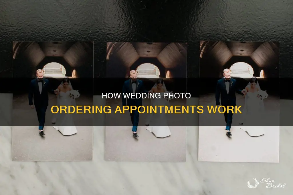 what is a wedding photo ordering appointment kincannon p