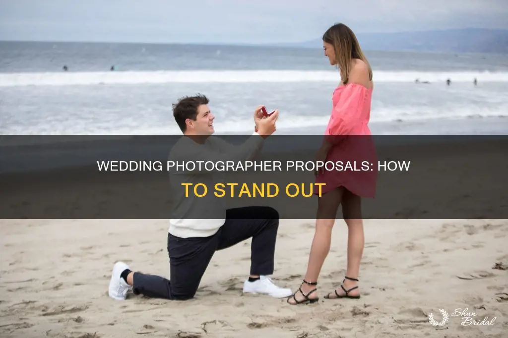 what is a wedding photographer proposal