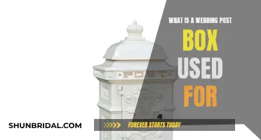 Utilizing Wedding Post Boxes for Receiving Cards and Gifts