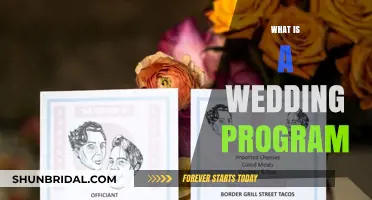 Wedding Programs: A Guide for Your Big Day