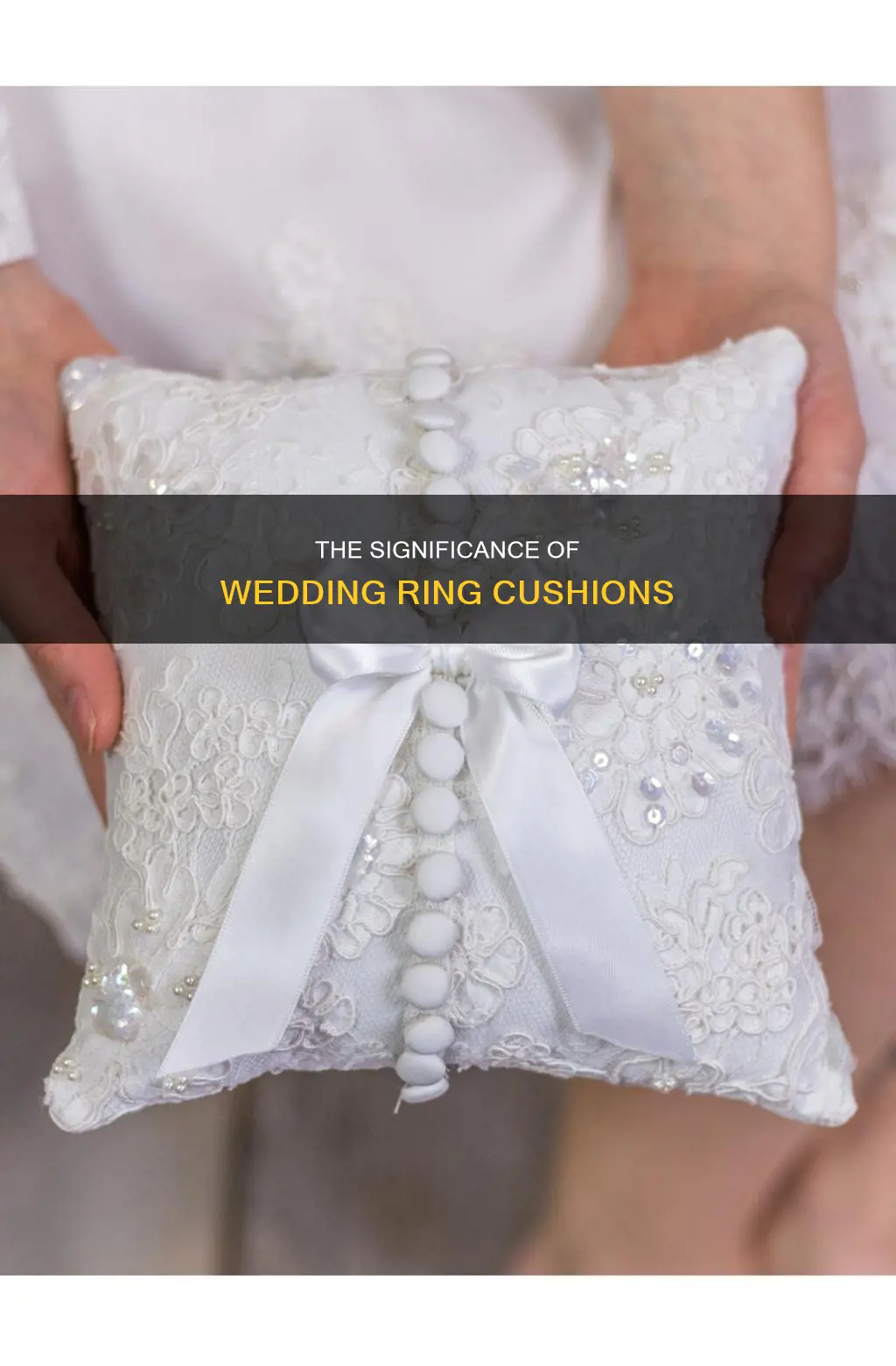 what is a wedding ring cushion for