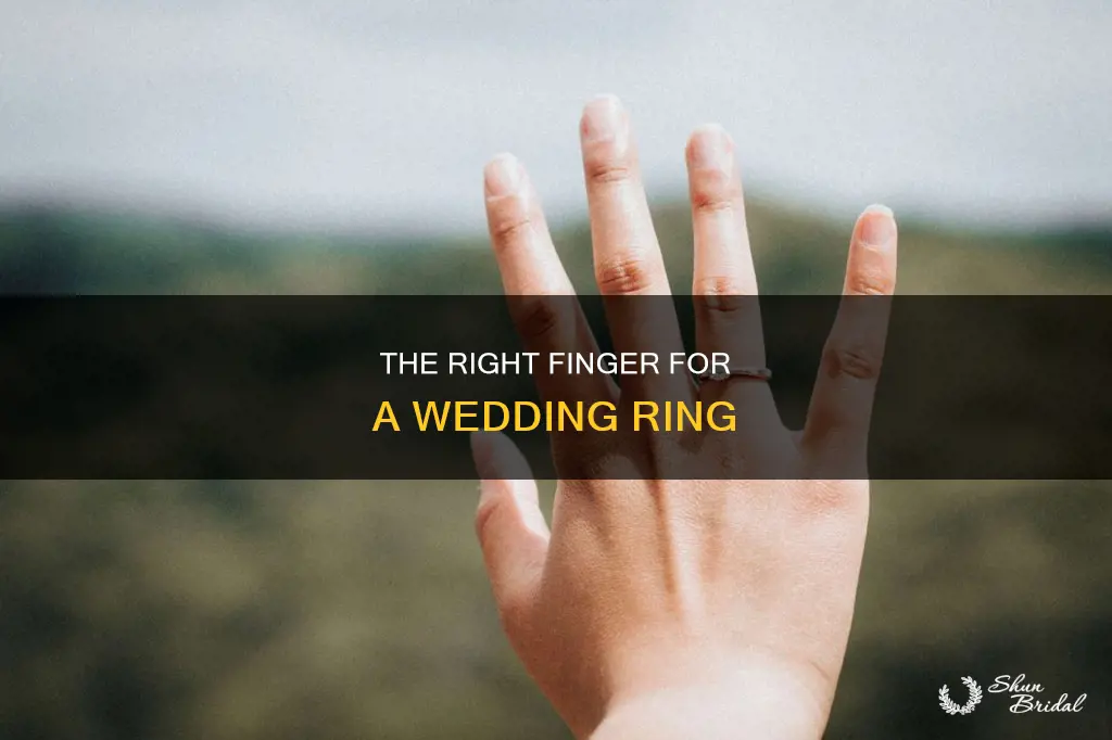what is a wedding ring on right fonger