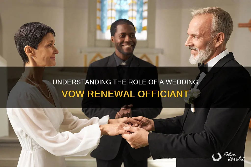 what is a wedding vow renewal officiant